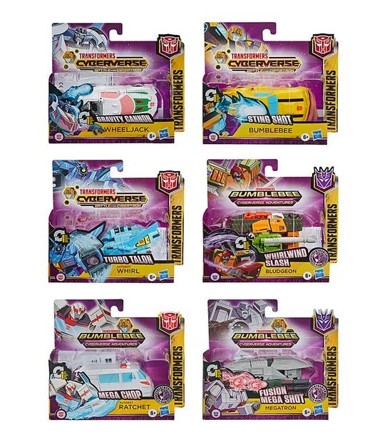 Transformers Cyberverse Battle for Cybertron  1 Step Changer Figure - Assorted*