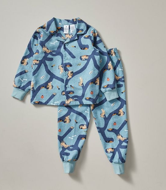 Organic Cotton Flannelette Pyjama Set