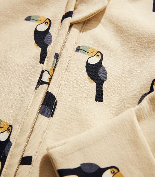 Baby Organic Cotton Print Coverall 5 of 5