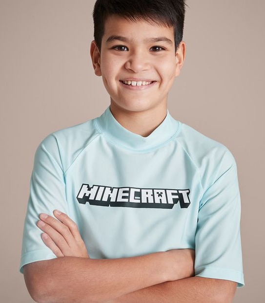Minecraft Swim Rashie