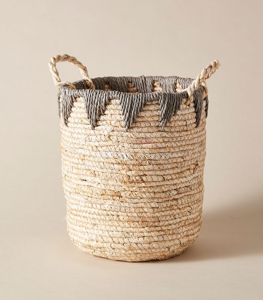 Maize Leaf Decorative Storage Basket - Small