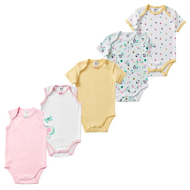 Baby 5 Pack Bodysuits Target Australia