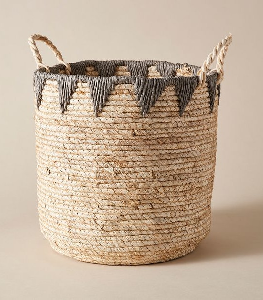 Maize Leaf Decorative Storage Basket - Medium