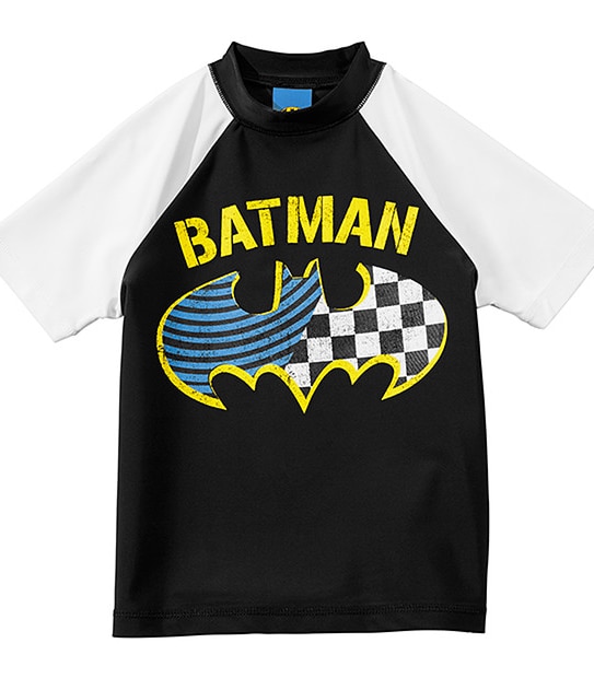 Batman Logo Print Rash Vest