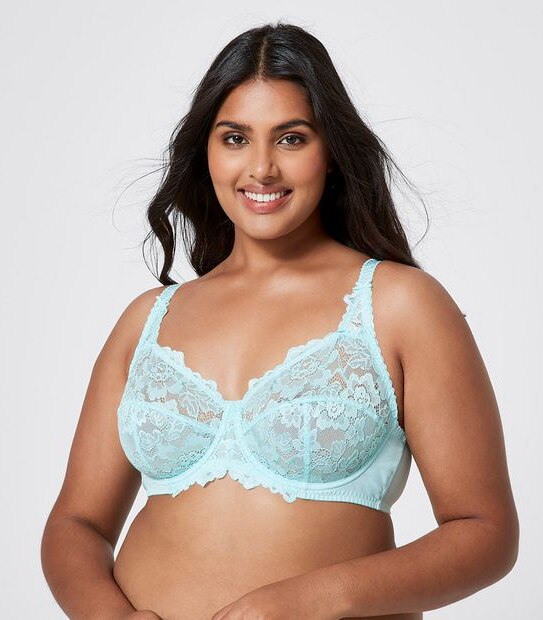 Fuller Figure Cup Soft Lace Underwire Bra; Style: X53051
