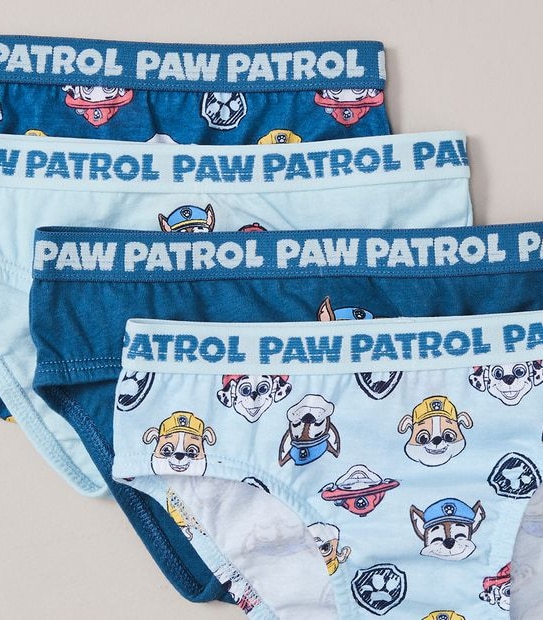 4 Pack Paw Patrol Briefs