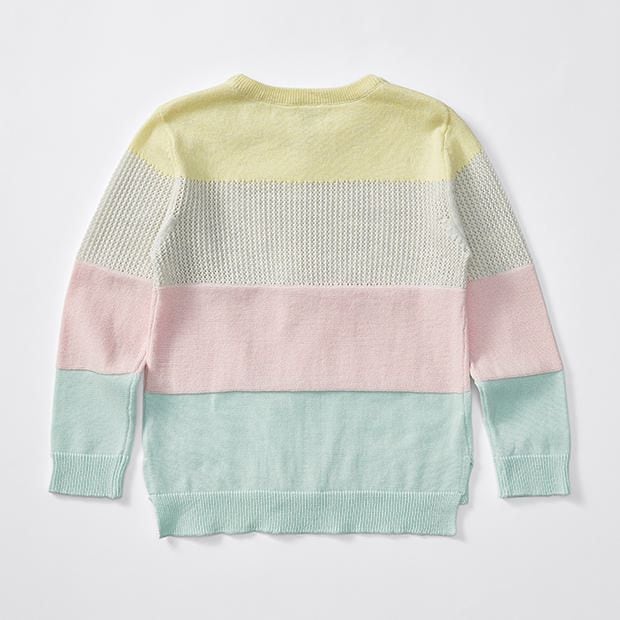 Textured Colour Block Knit Jumper Target Australia