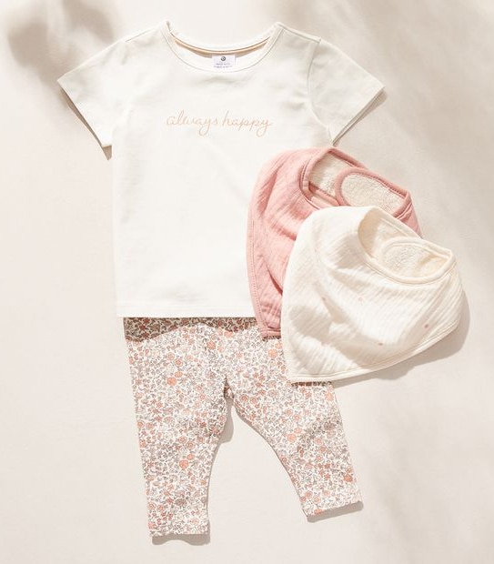 bub. Organic Cotton Bandana Bibs 2 Pack
