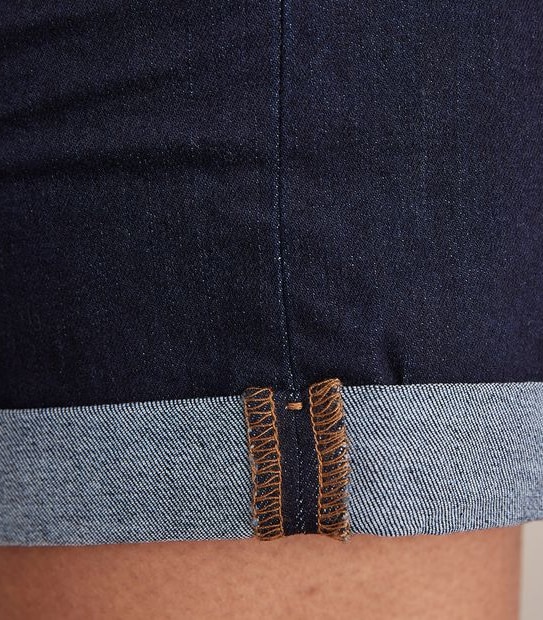 Classic Roll Cuff Denim Shorts