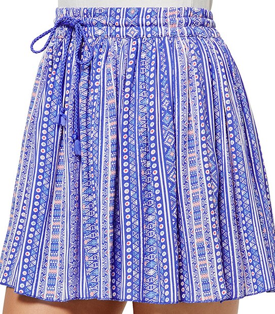 Piping Hot Aztec Mini Skirt