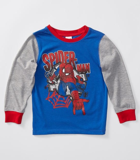 Spider-Man Shoots Rib Long Sleeve Pyjama Set 2 of 5