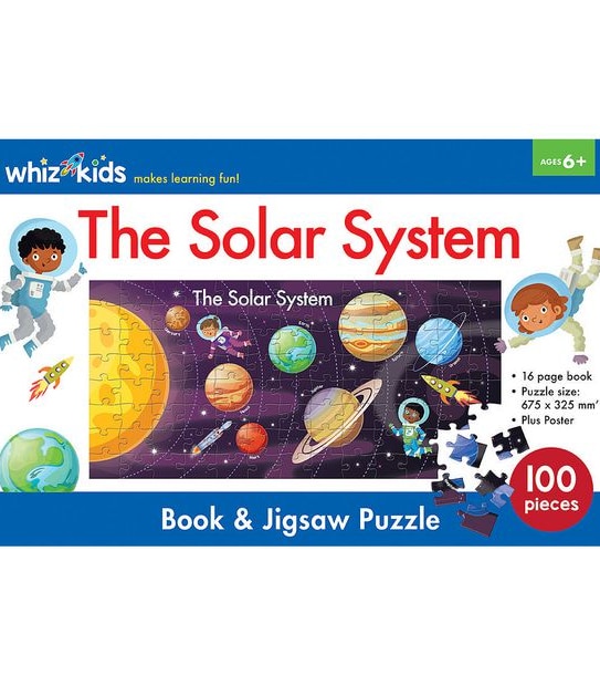 Whiz Kids Book and Jigsaw - Solar System