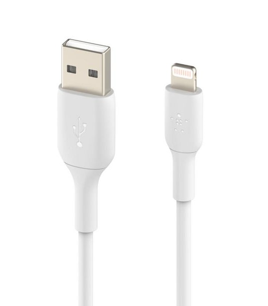 Belkin Boost Charge Lightning to USB-A Cable - 1m White