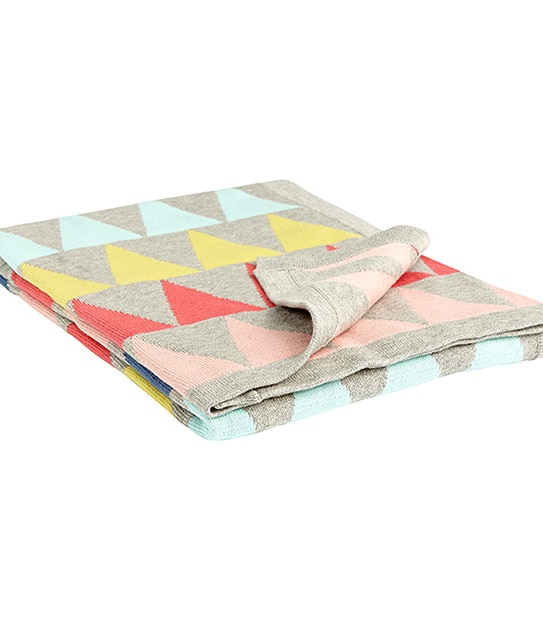 Circ Pram Jacquard Knit Blanket 100 x 75cm