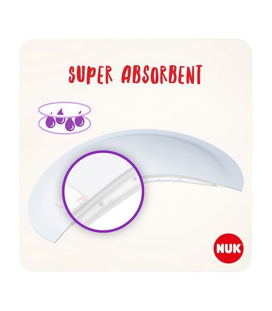 NUK Ultra Dry Comfort Breast Pads - 60 Pack