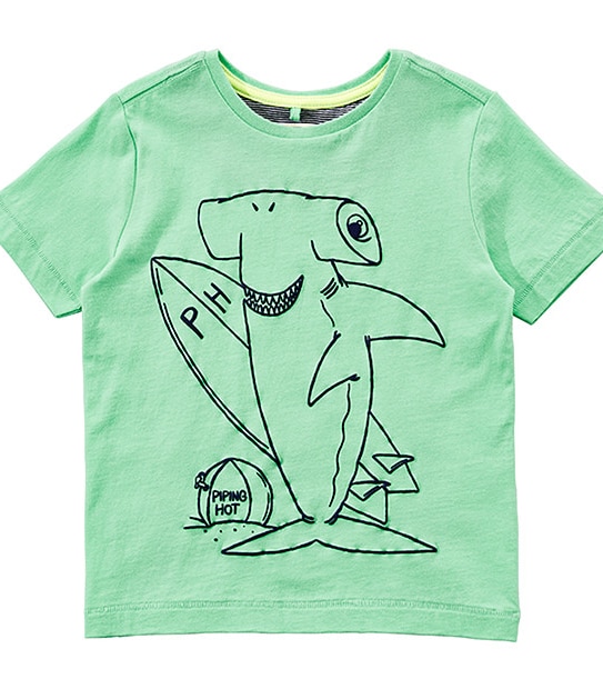 Boys' Piping Hot Short Sleeve Hammerhead Shark T-Shirt