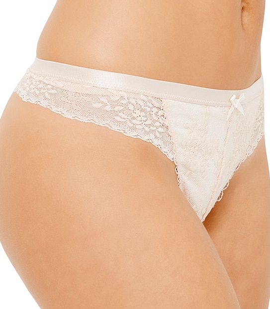 Lily Loves Meadow Lace G-string - Skin