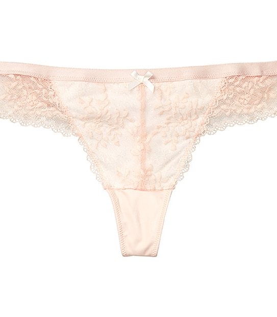 Lily Loves Meadow Lace G-string - Skin