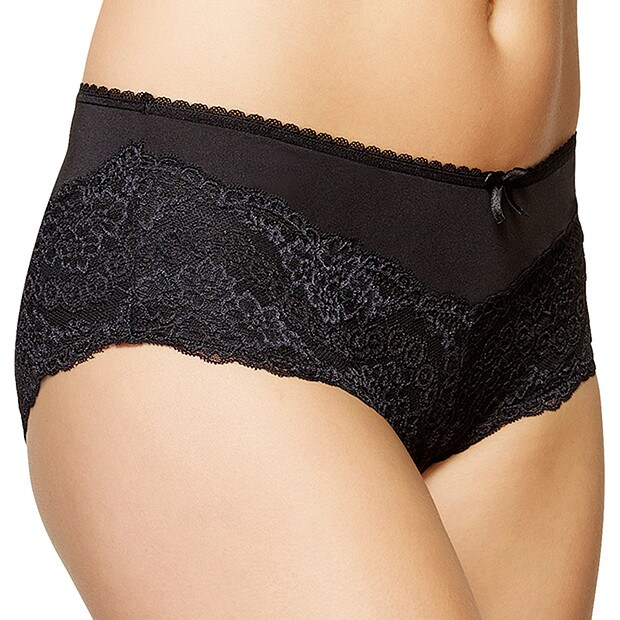 Everyday Lace Boyleg Briefs - Black Everyday Lace Boyleg Briefs - Black