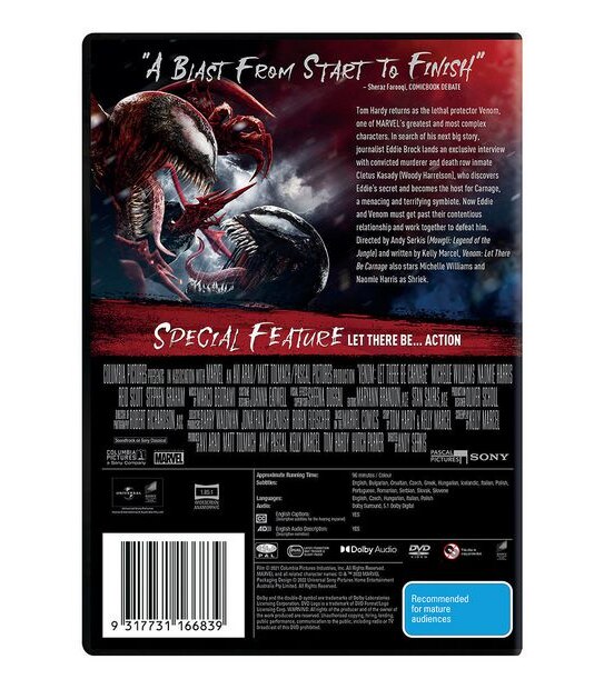 Venom - Let There Be Carnage - DVD