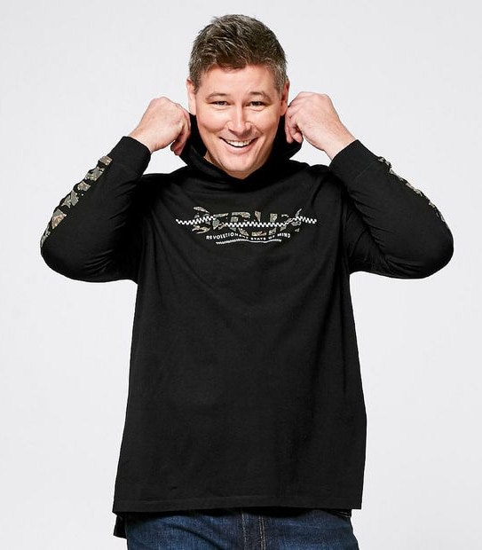 Mr Big Hooded Berlin Camo Top