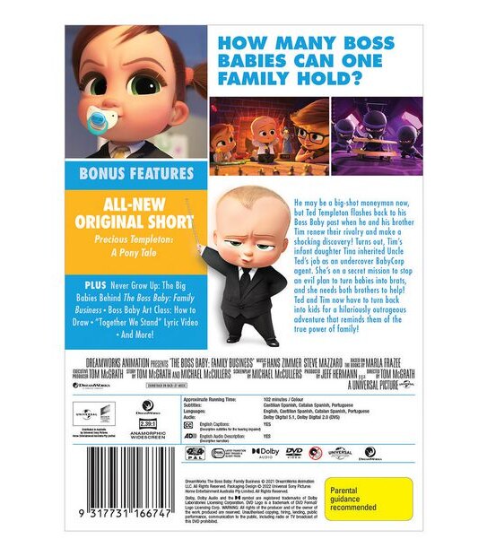 Boss Baby - Family Business - DVD