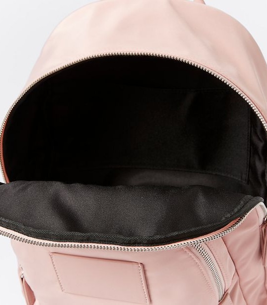 Double Zip Backpack - Blush Pink