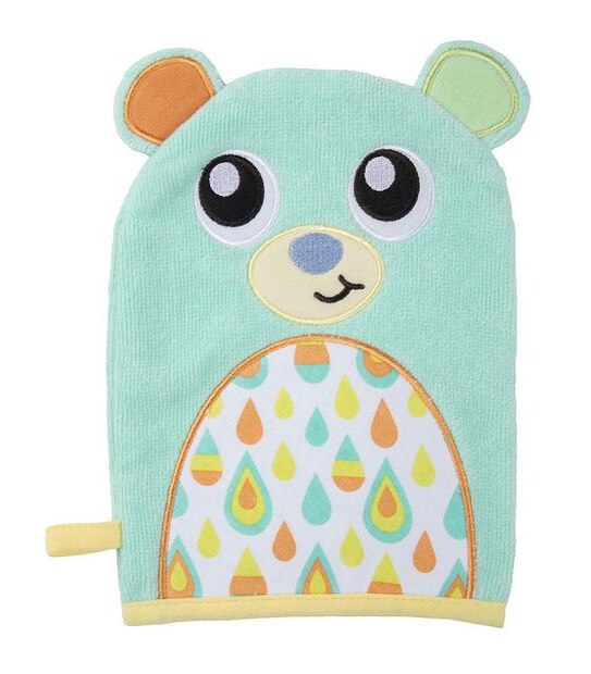 Playgro Friendly Forest Bear Wash Mitt