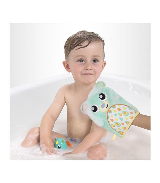 Playgro Friendly Forest Bear Wash Mitt