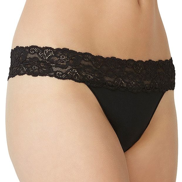 Microfibre No Ride Up G-string - Black Microfibre No Ride Up G-string - Black