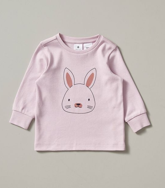 Baby Organic Cotton Bunny Pyjama Set 4 of 6