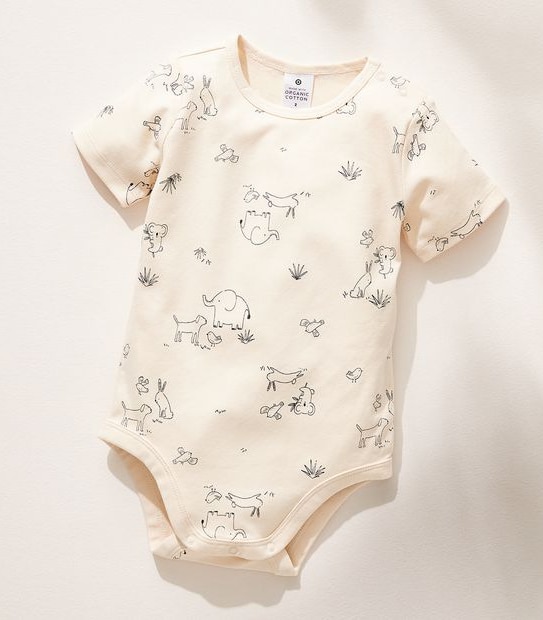 Baby Organic Cotton Print Bodysuit