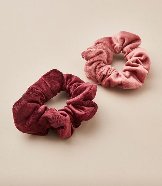 2 Pack Velvet Scrunchies