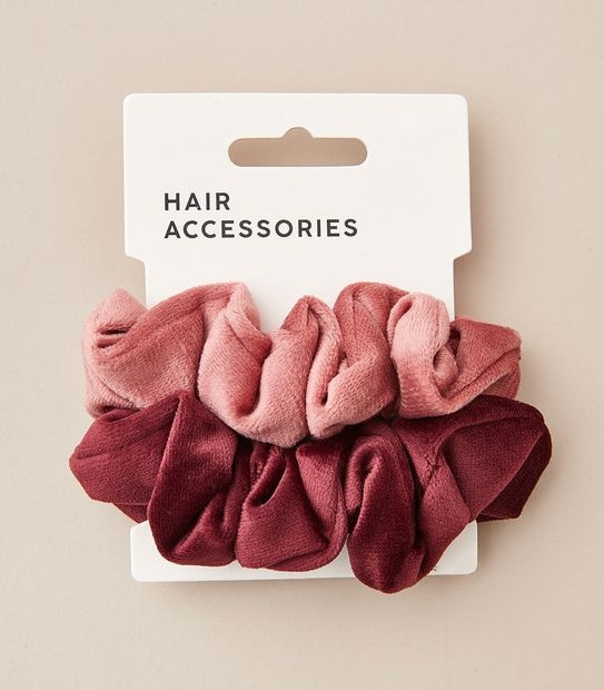 2 Pack Velvet Scrunchies