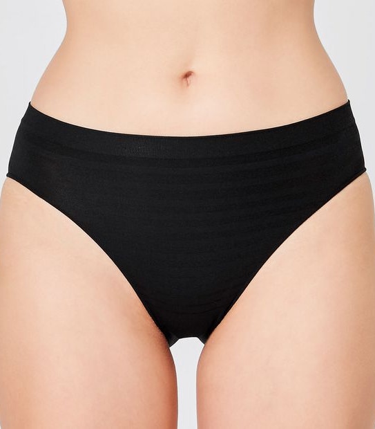 2 Pack Seamfree Bikini Briefs - Black