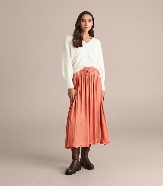 Preview Pull On Midi Skirt