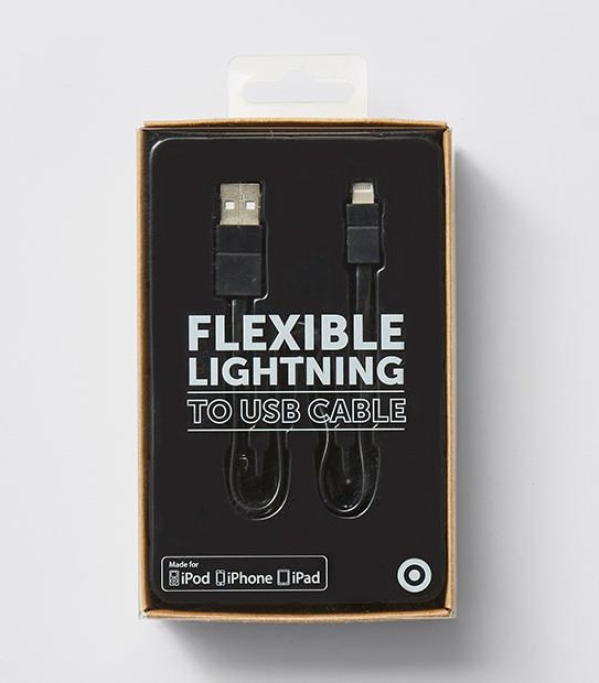 Target Flexible Lightning To USB Cable - 25cm