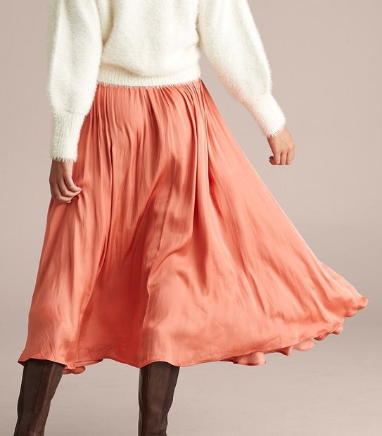 Preview Pull On Midi Skirt