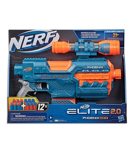 NERF Elite 2.0 Phoenix CS 6 Motorised Toy Blaster