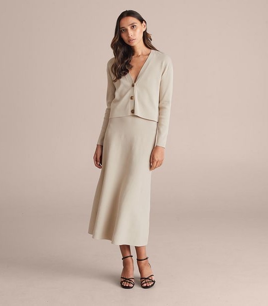 Preview Crepe Knit Cardigan