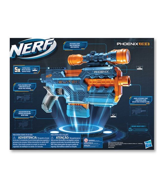 NERF Elite 2.0 Phoenix CS 6 Motorised Toy Blaster