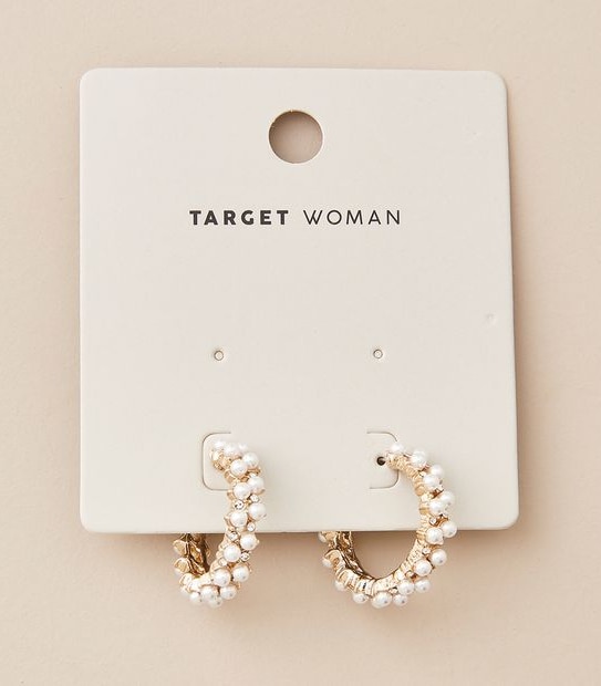 Bejewelled Hoop Earrings
