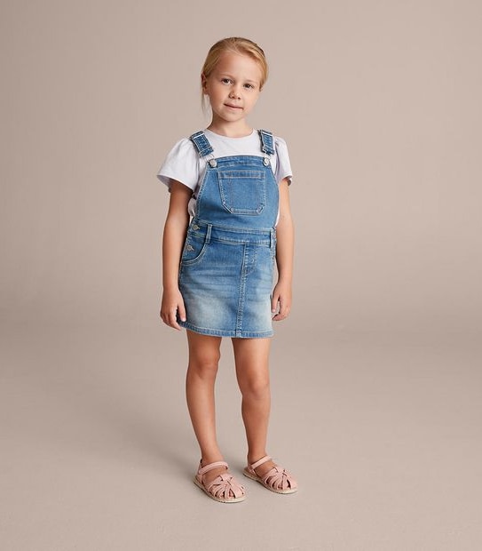 Wonder Denim Pinafore 3 of 6