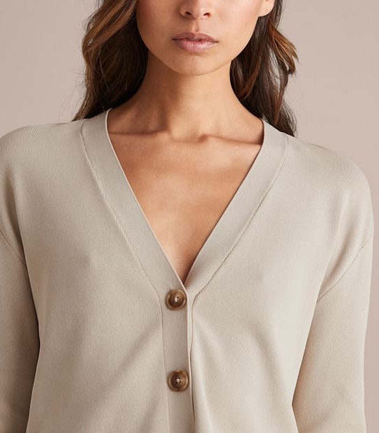 Preview Crepe Knit Cardigan