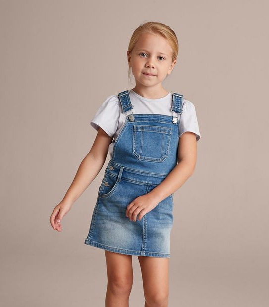 Wonder Denim Pinafore