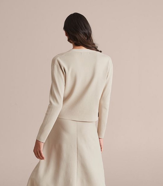 Preview Crepe Knit Cardigan