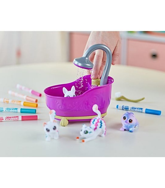 Crayola Scribble Scrubbies Pets Bathtub Play Set
