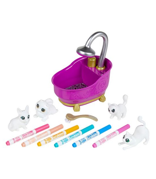 Crayola Scribble Scrubbies Pets Bathtub Play Set