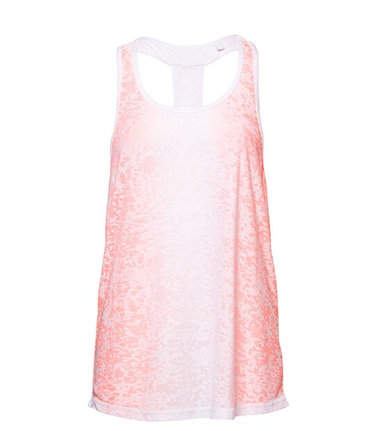T-Back Burout Tank - Bright Coral