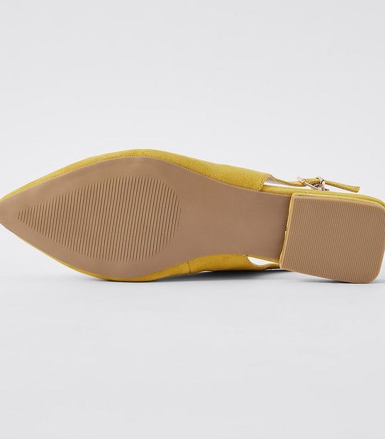 Fairfield Sling Back Dress Flats - Yellow